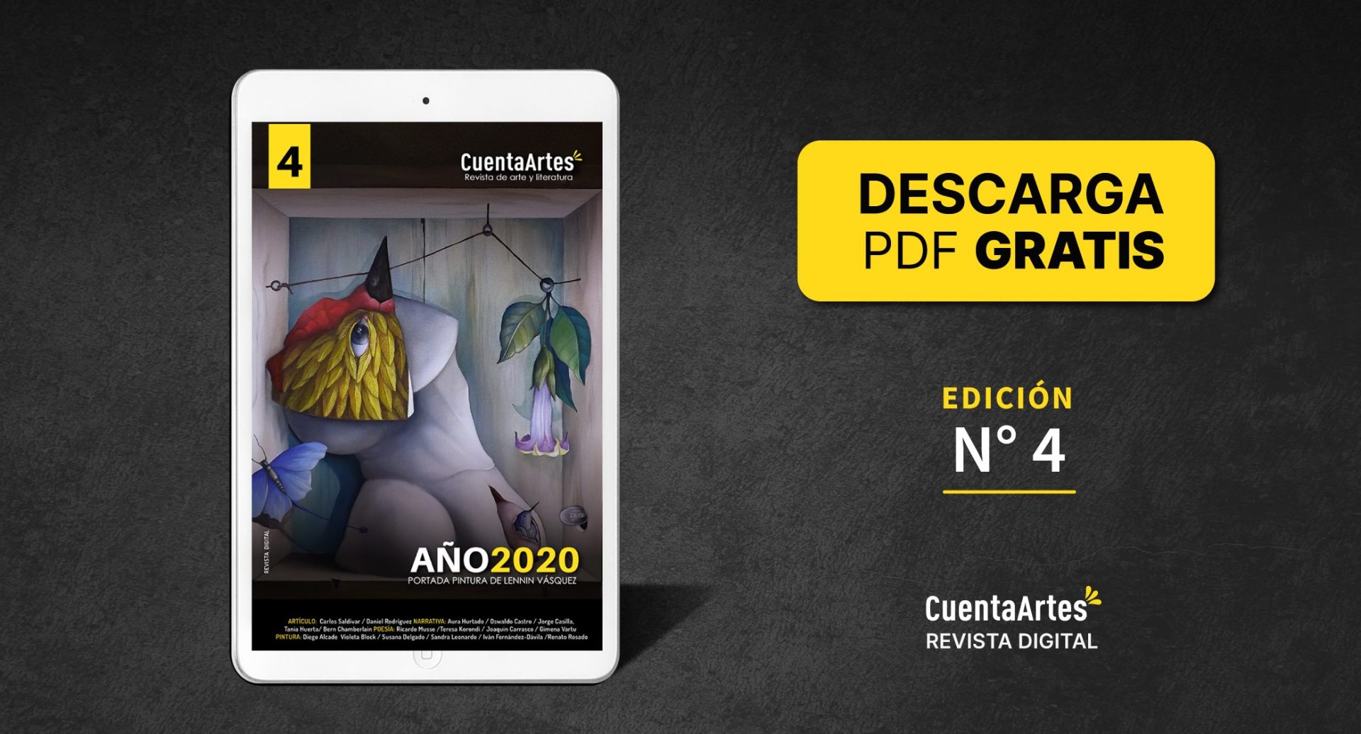 Descarga la edición N°4 de nuestra revista Cuenta Artes 1 descarga edicion 4