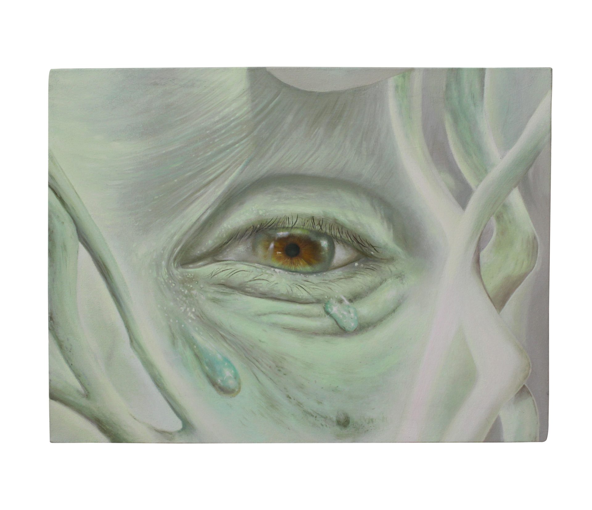 Sueno cristalizado. 30cm x 40cm. oleo sobre lienzo. 2025