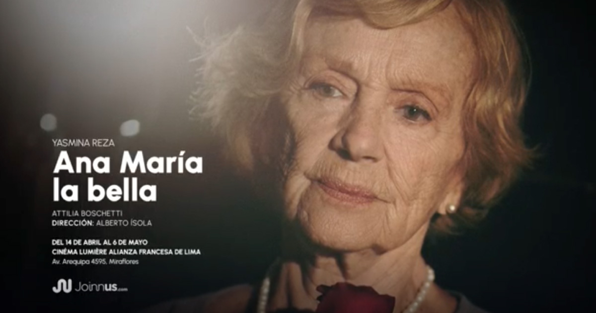 Ana Maria la bella bajo la direccion de Alberto Isola e interpretacion de Attilia Boschetti