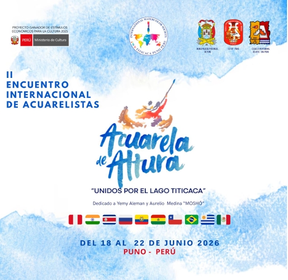 Puno será el epicentro mundial del arte acuarelístico con el II Encuentro Internacional “Acuarela de Altura” 1 Captura de pantalla 3 5 2026 16391
