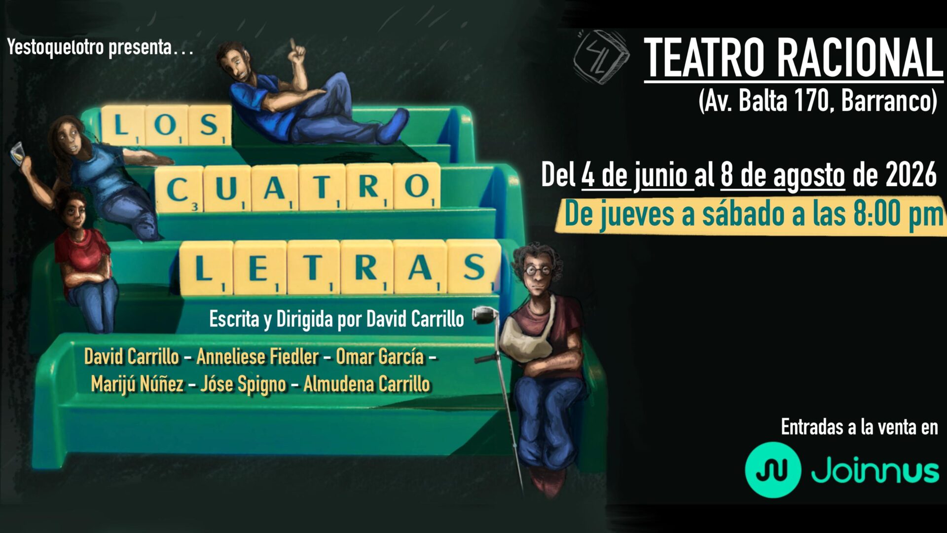 Los cuatro letras