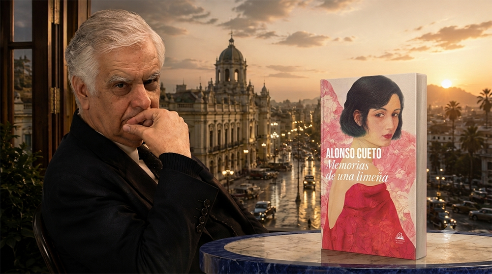 Presentación de la novela "Memorias de una limeña" de Alonso Cueto 1 Cueto y portada Memorias 1