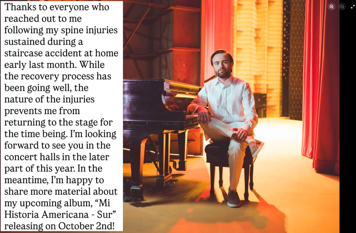 Daniil Trifonov cancela concierto en lima por lesion