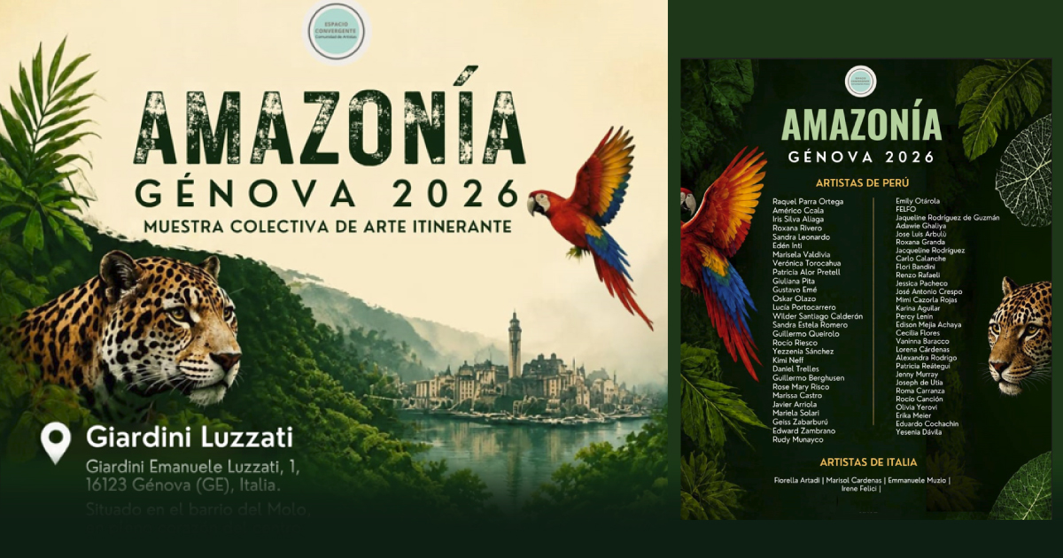 amazonia genova exposicion itinerante italia